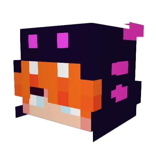 articmysti Minecraft avatar head, 3D render