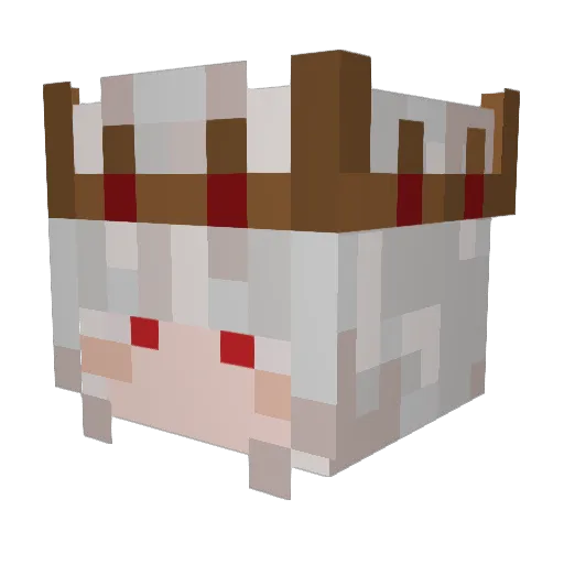 artiethegremlin Minecraft avatar head, 3D render