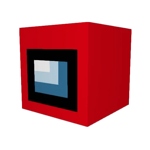artisfart Minecraft avatar head, 3D render