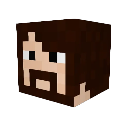 artix10998 Minecraft avatar head, 3D render