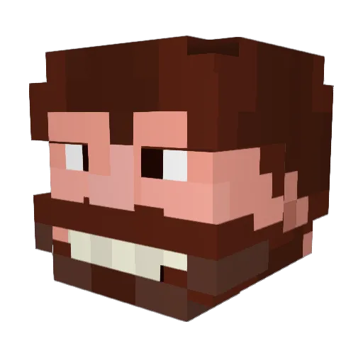 artix626 Minecraft avatar head, 3D render