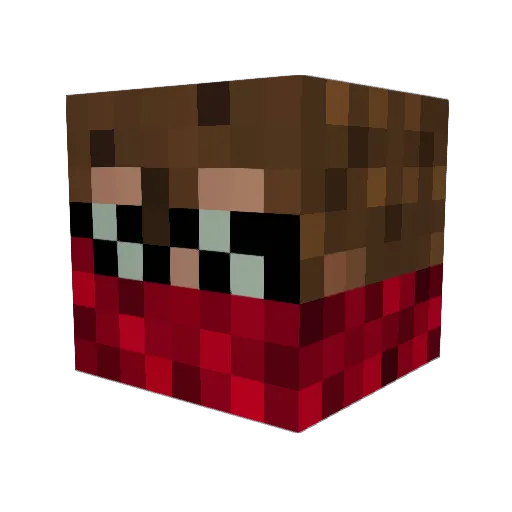 artman821 Minecraft avatar head, 3D render
