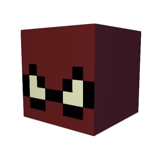 artofbam Minecraft avatar head, 3D render