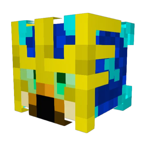 artombrave Minecraft avatar head, 3D render