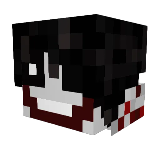 artpasha Minecraft avatar head, 3D render