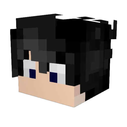 artros1 Minecraft avatar head, 3D render