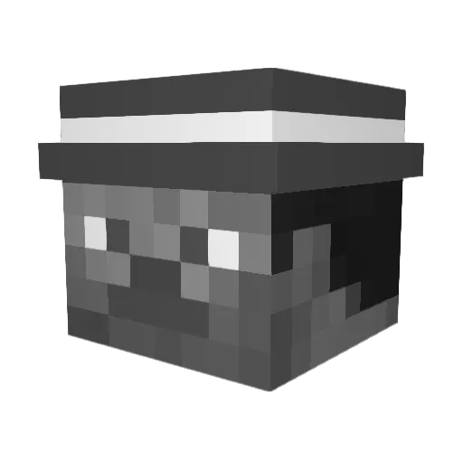 arttatak Minecraft avatar head, 3D render