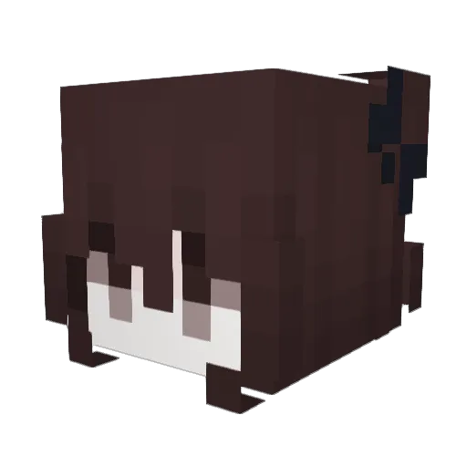 arttxr Minecraft avatar head, 3D render