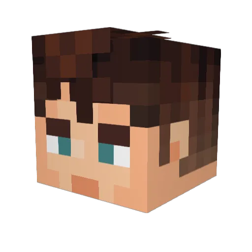 artuk27 Minecraft avatar head, 3D render