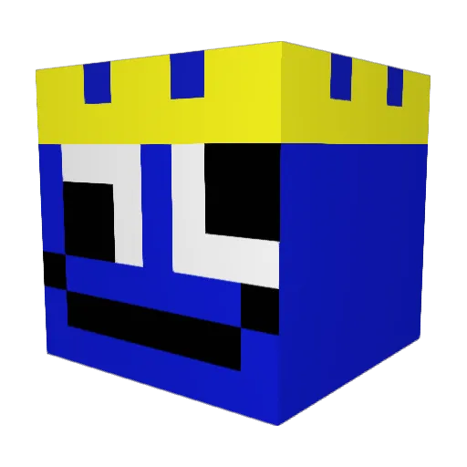 arturitord2 Minecraft avatar head, 3D render
