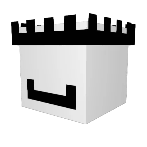 arturlech Minecraft avatar head, 3D render
