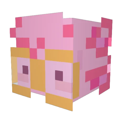 artxol Minecraft avatar head, 3D render
