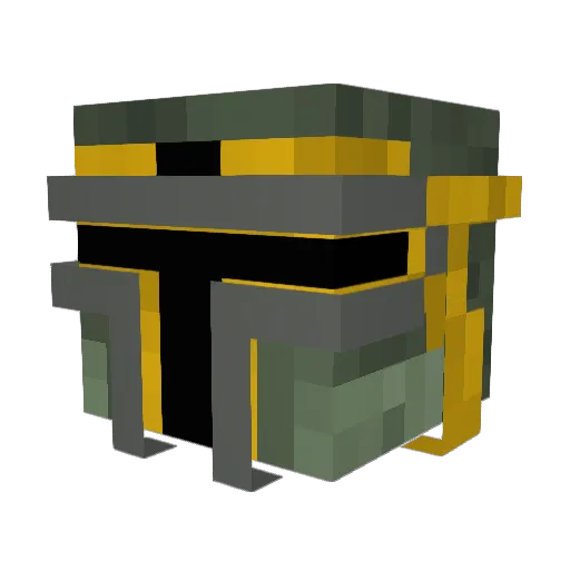 artySamuel Minecraft avatar head, 3D render