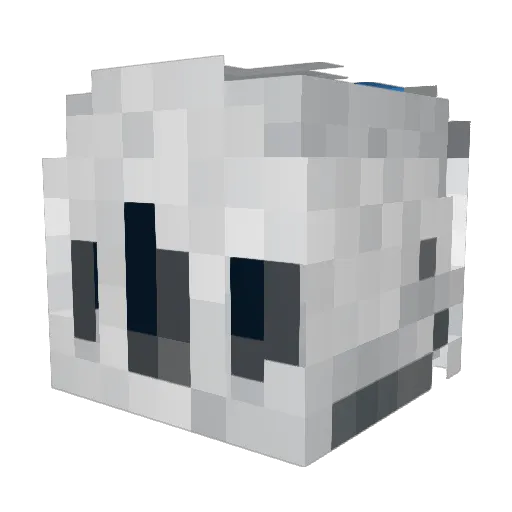 artyartifice Minecraft avatar head, 3D render