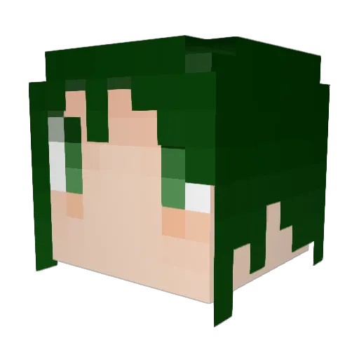 aruchi111 Minecraft avatar head, 3D render
