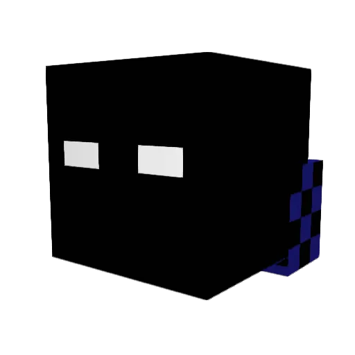 arumamut Minecraft avatar head, 3D render