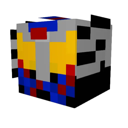arumo Minecraft avatar head, 3D render