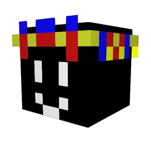 arupaka2025 Minecraft avatar head, 3D render