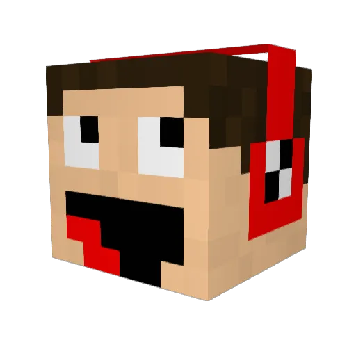 arussell78 Minecraft avatar head, 3D render