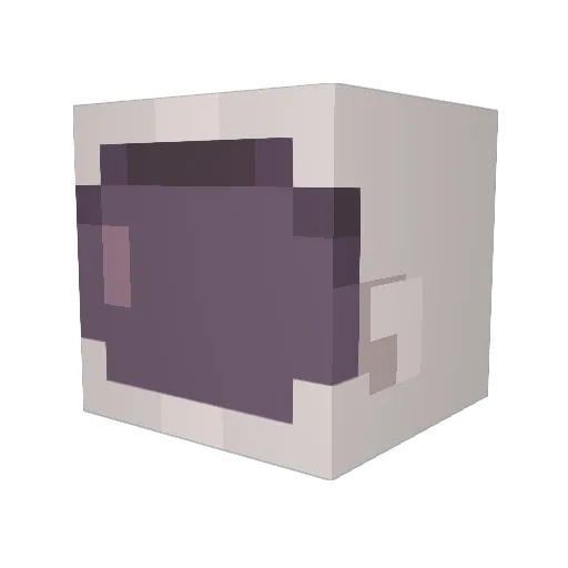 arvelea Minecraft avatar head, 3D render