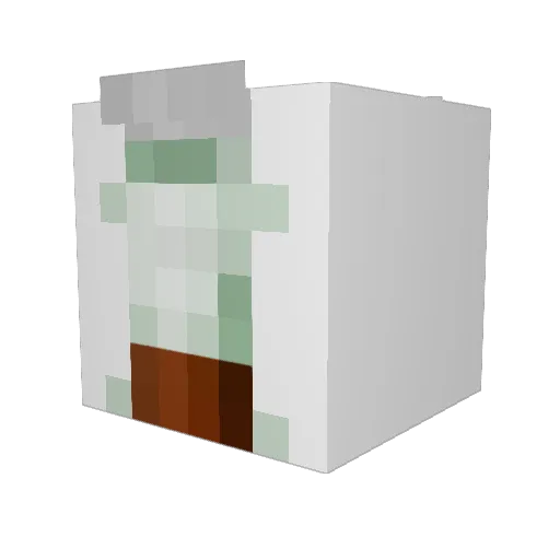 arvxyz Minecraft avatar head, 3D render