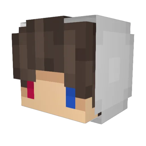 arwedius Minecraft avatar head, 3D render