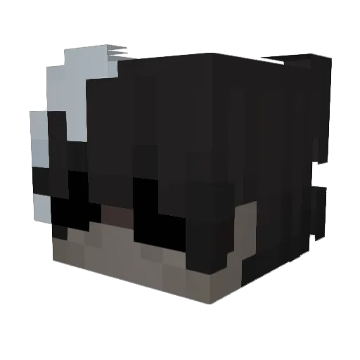 arxxtic Minecraft avatar head, 3D render