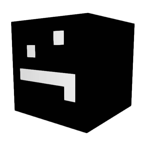 ary_008 Minecraft avatar head, 3D render