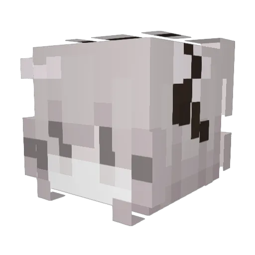 aryiwa Minecraft avatar head, 3D render