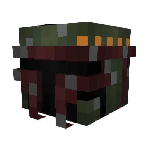 aryoloppies Minecraft avatar head, 3D render