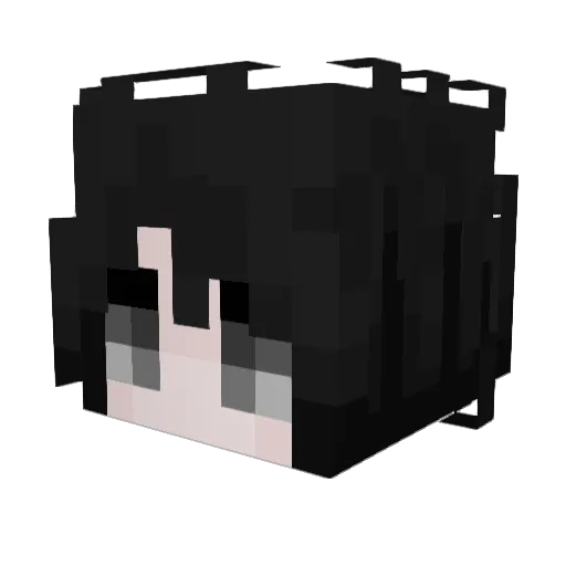 aryouhappy Minecraft avatar head, 3D render
