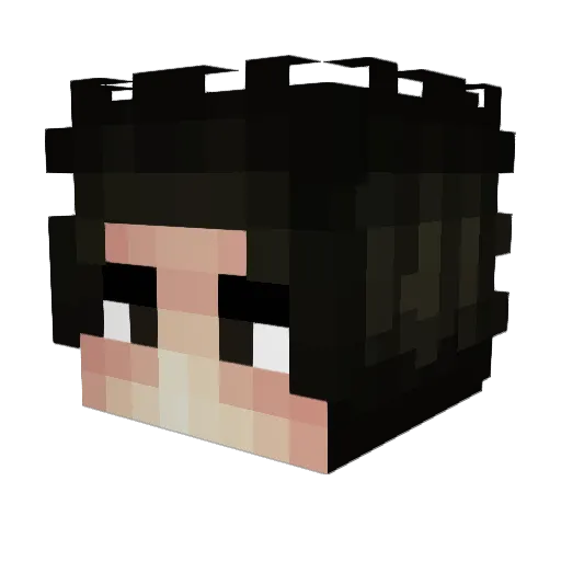 arzneos Minecraft avatar head, 3D render