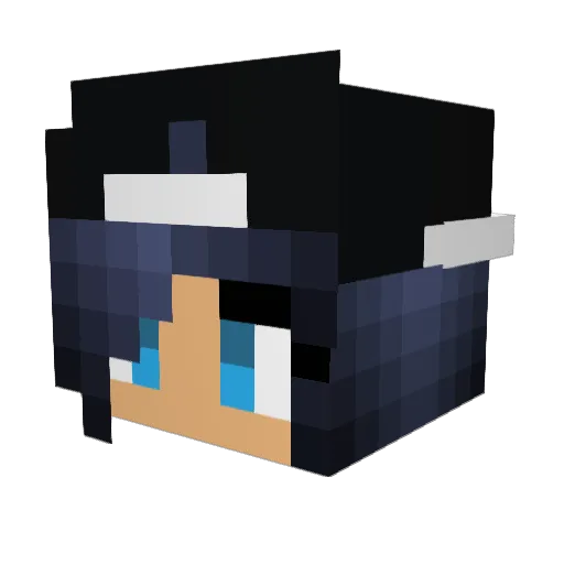 arzon_ Minecraft avatar head, 3D render