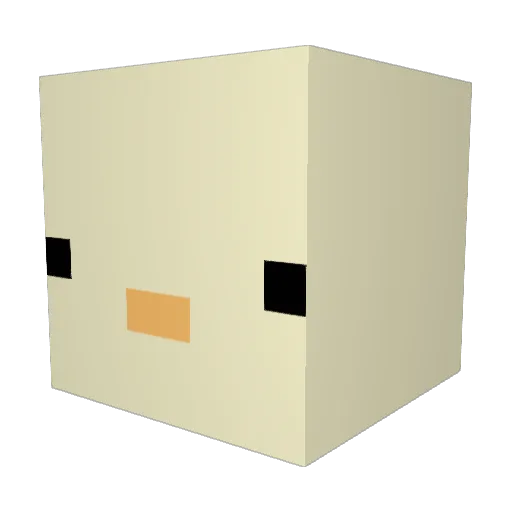 as2rix Minecraft avatar head, 3D render