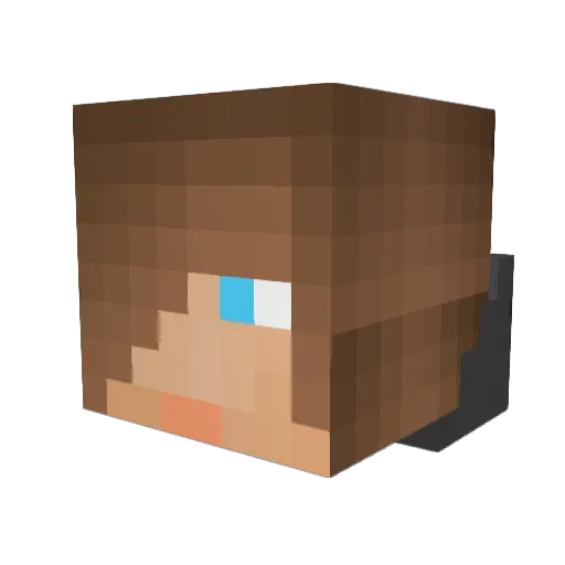 asa1999msn Minecraft avatar head, 3D render