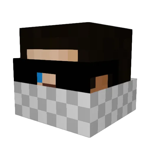 asa36 Minecraft avatar head, 3D render
