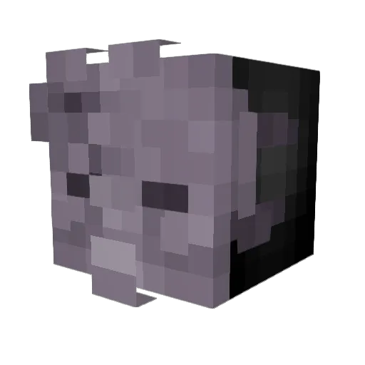 asa_ Minecraft avatar head, 3D render