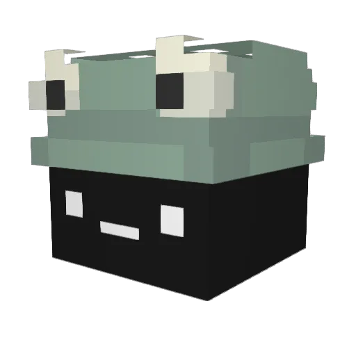asahi943 Minecraft avatar head, 3D render