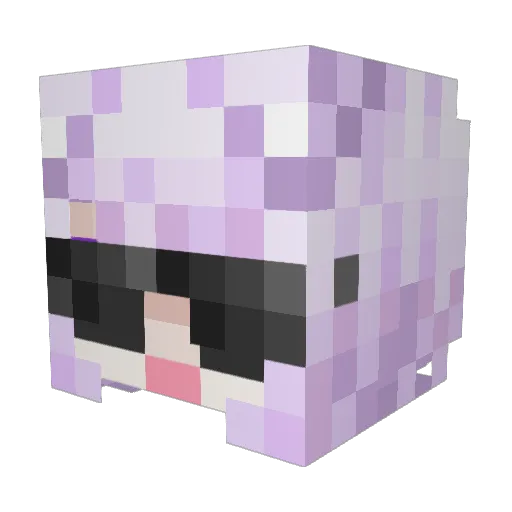 asapbakery Minecraft avatar head, 3D render