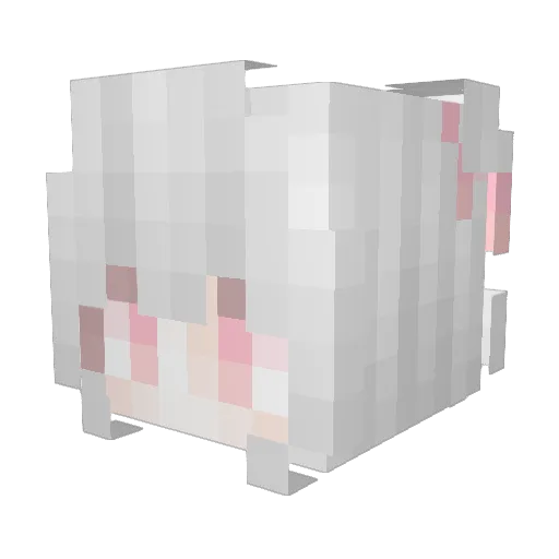 asapjoc Minecraft avatar head, 3D render
