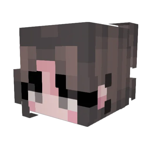 asapmarr Minecraft avatar head, 3D render