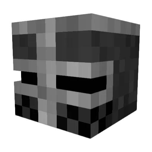 asastorm Minecraft avatar head, 3D render