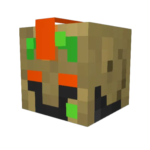 asawer23 Minecraft avatar head, 3D render