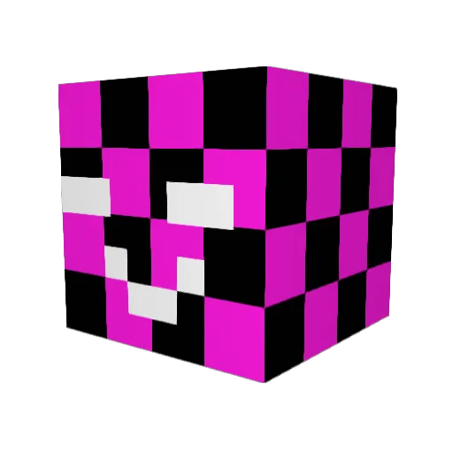 asayake_ Minecraft avatar head, 3D render