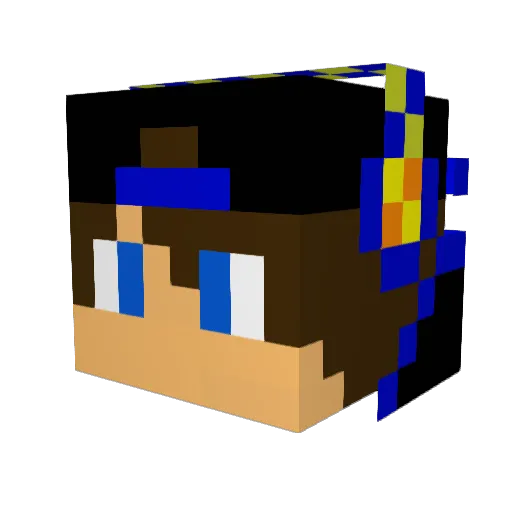 asayan306 Minecraft avatar head, 3D render