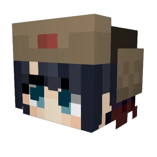 asbatle1 Minecraft avatar head, 3D render