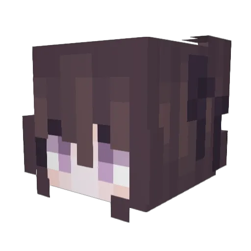 asca99 Minecraft avatar head, 3D render