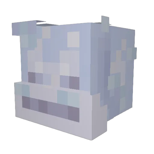 ascoldas1ce Minecraft avatar head, 3D render
