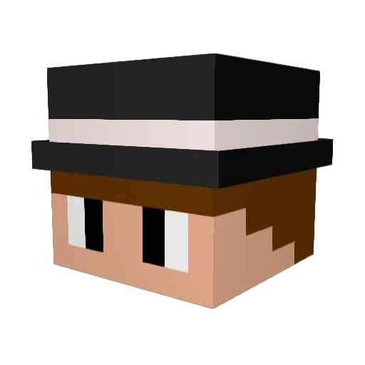 asd0521 Minecraft avatar head, 3D render