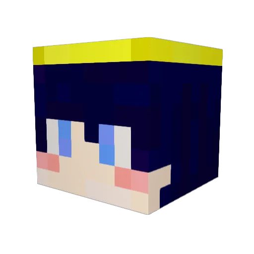 asd2730 Minecraft avatar head, 3D render